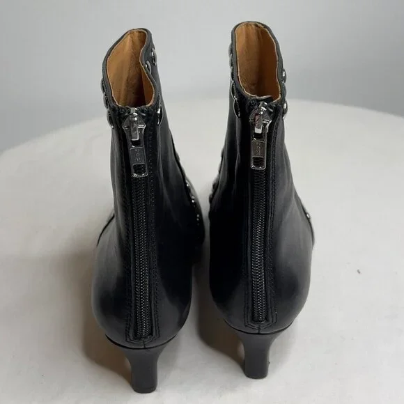 Madewell $218 The DImes Kitten Heel Boot Black Size 5.5 NR864 #102